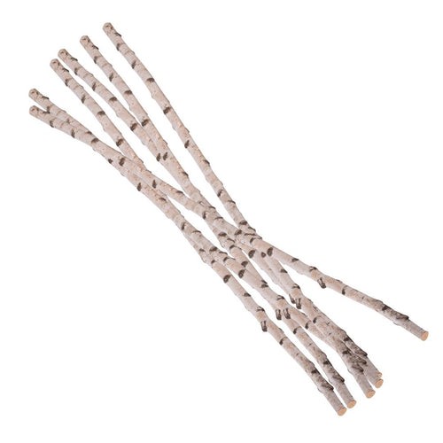 Birkenstamm 6er bundle 180cm - birkenstamm, 6er-bundle