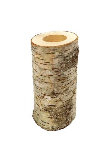 Kerzenhalter aus birkenholz - kerzenhalter,